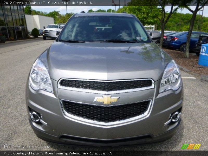 Graystone Metallic / Jet Black 2012 Chevrolet Equinox LT