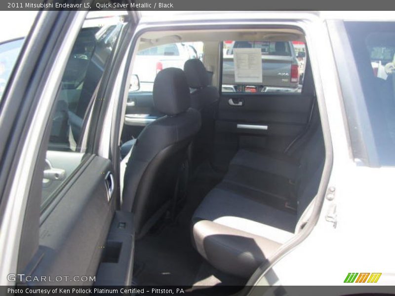 Quick Silver Metallic / Black 2011 Mitsubishi Endeavor LS