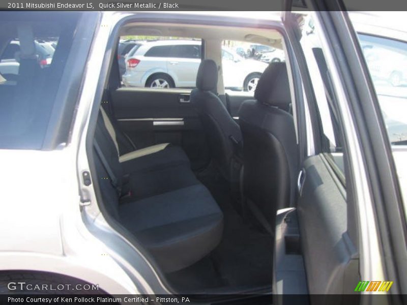 Quick Silver Metallic / Black 2011 Mitsubishi Endeavor LS