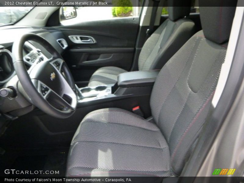 Front Seat of 2012 Equinox LT