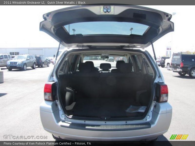 Quick Silver Metallic / Black 2011 Mitsubishi Endeavor LS