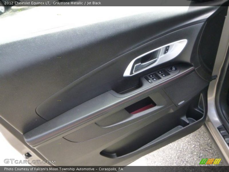Graystone Metallic / Jet Black 2012 Chevrolet Equinox LT