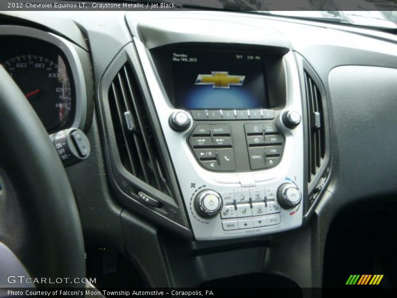 Graystone Metallic / Jet Black 2012 Chevrolet Equinox LT