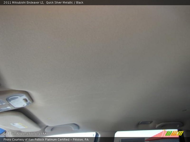 Quick Silver Metallic / Black 2011 Mitsubishi Endeavor LS