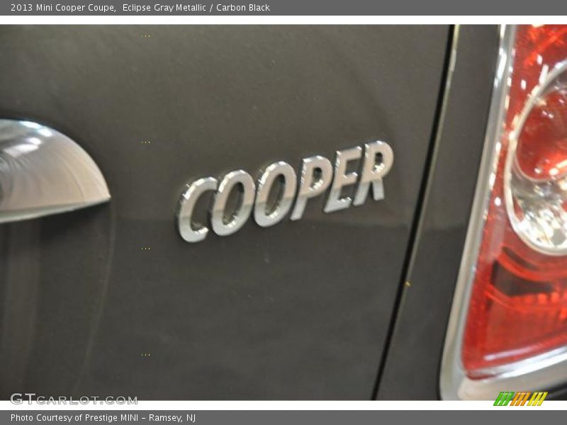 Eclipse Gray Metallic / Carbon Black 2013 Mini Cooper Coupe