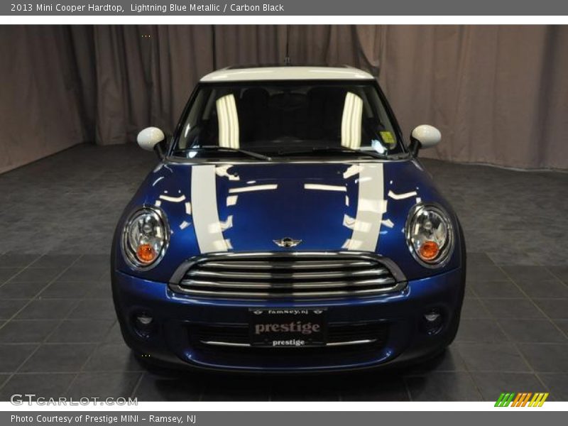 Lightning Blue Metallic / Carbon Black 2013 Mini Cooper Hardtop