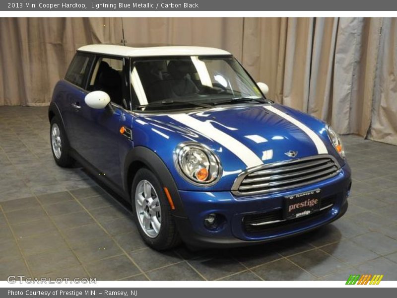 Lightning Blue Metallic / Carbon Black 2013 Mini Cooper Hardtop