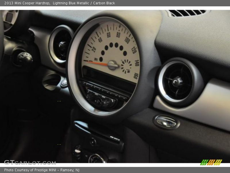 Lightning Blue Metallic / Carbon Black 2013 Mini Cooper Hardtop