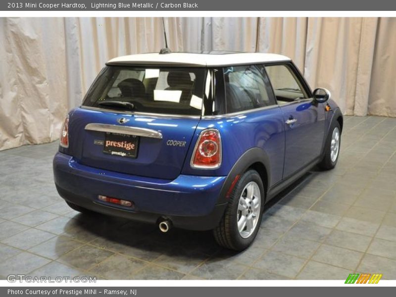 Lightning Blue Metallic / Carbon Black 2013 Mini Cooper Hardtop