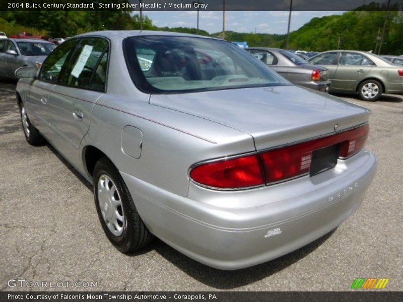 Sterling Silver Metallic / Medium Gray 2004 Buick Century Standard