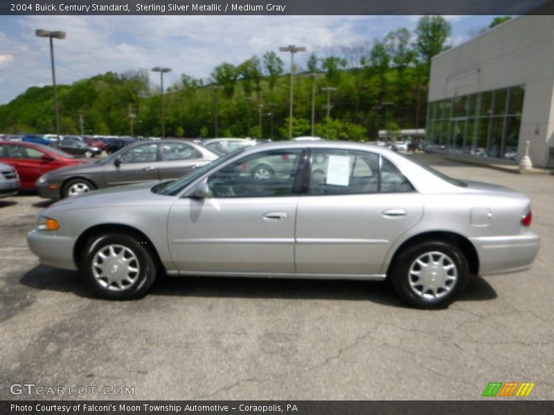 Sterling Silver Metallic / Medium Gray 2004 Buick Century Standard