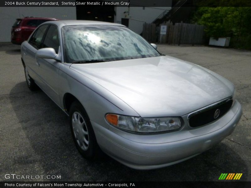 Sterling Silver Metallic / Medium Gray 2004 Buick Century Standard