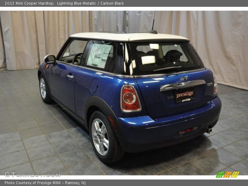 Lightning Blue Metallic / Carbon Black 2013 Mini Cooper Hardtop