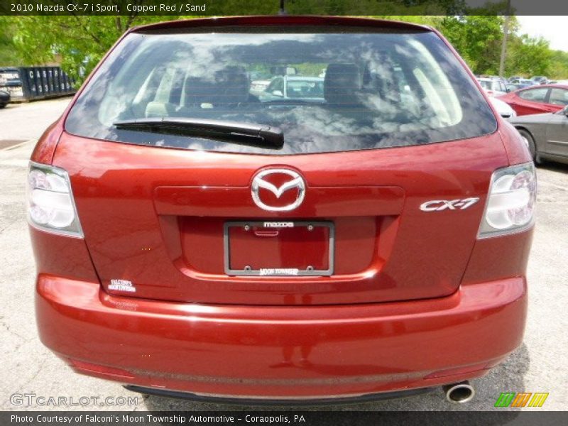 Copper Red / Sand 2010 Mazda CX-7 i Sport