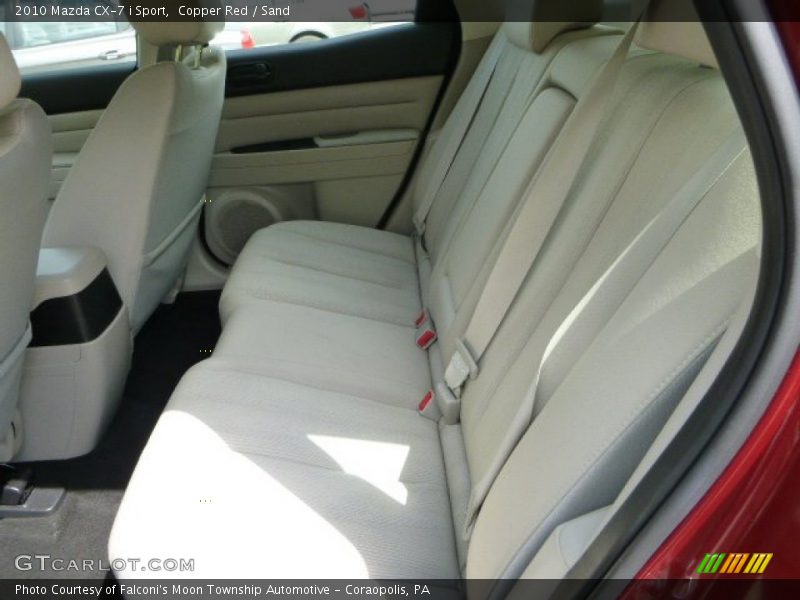 Rear Seat of 2010 CX-7 i Sport