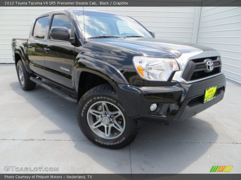 Black / Graphite 2013 Toyota Tacoma V6 SR5 Prerunner Double Cab