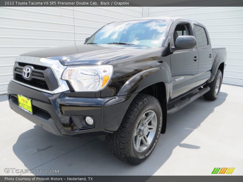 Black / Graphite 2013 Toyota Tacoma V6 SR5 Prerunner Double Cab
