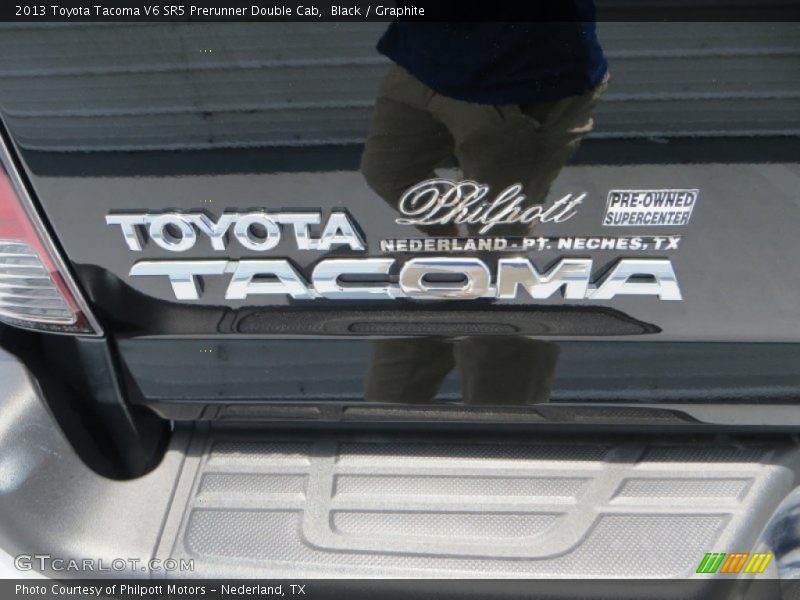 Black / Graphite 2013 Toyota Tacoma V6 SR5 Prerunner Double Cab
