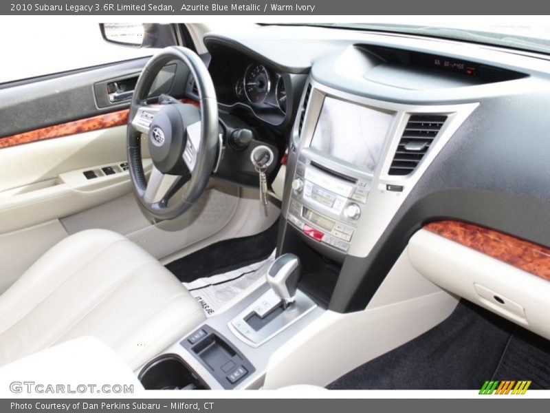 Azurite Blue Metallic / Warm Ivory 2010 Subaru Legacy 3.6R Limited Sedan