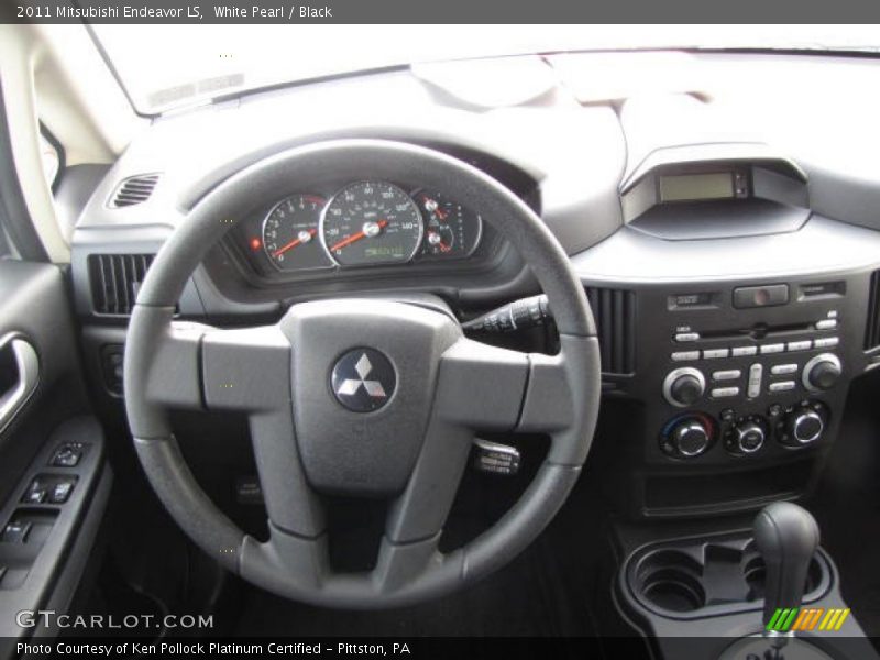 White Pearl / Black 2011 Mitsubishi Endeavor LS