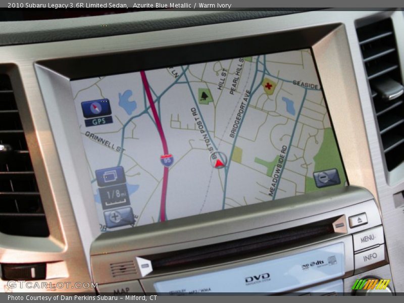 Navigation of 2010 Legacy 3.6R Limited Sedan