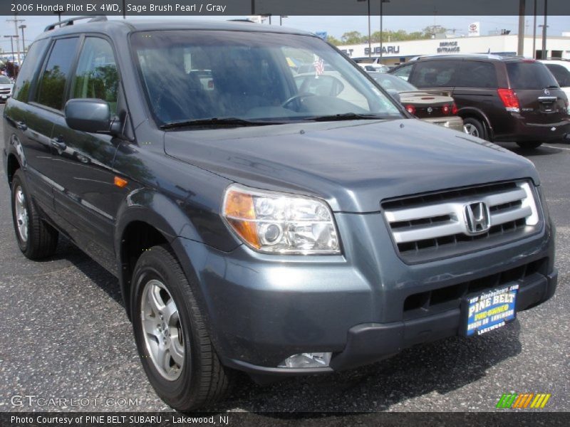 Sage Brush Pearl / Gray 2006 Honda Pilot EX 4WD