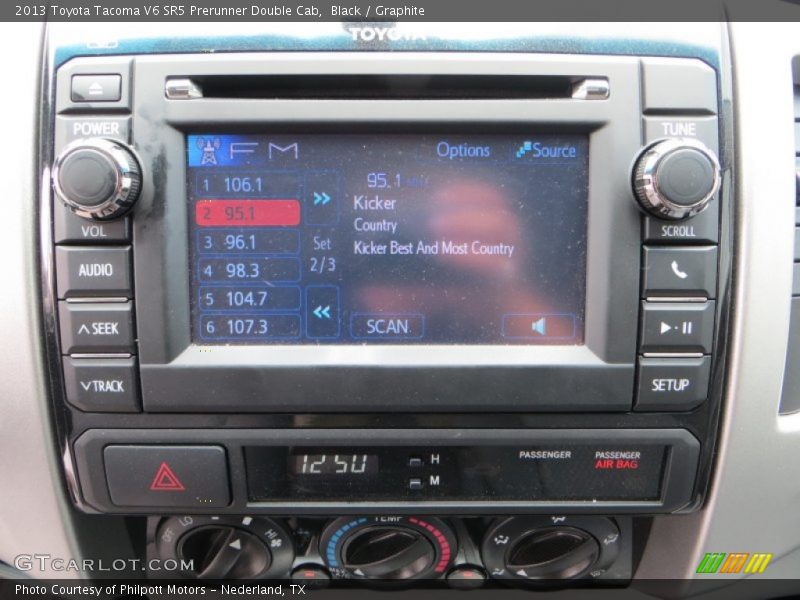 Black / Graphite 2013 Toyota Tacoma V6 SR5 Prerunner Double Cab