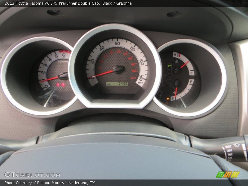 Black / Graphite 2013 Toyota Tacoma V6 SR5 Prerunner Double Cab