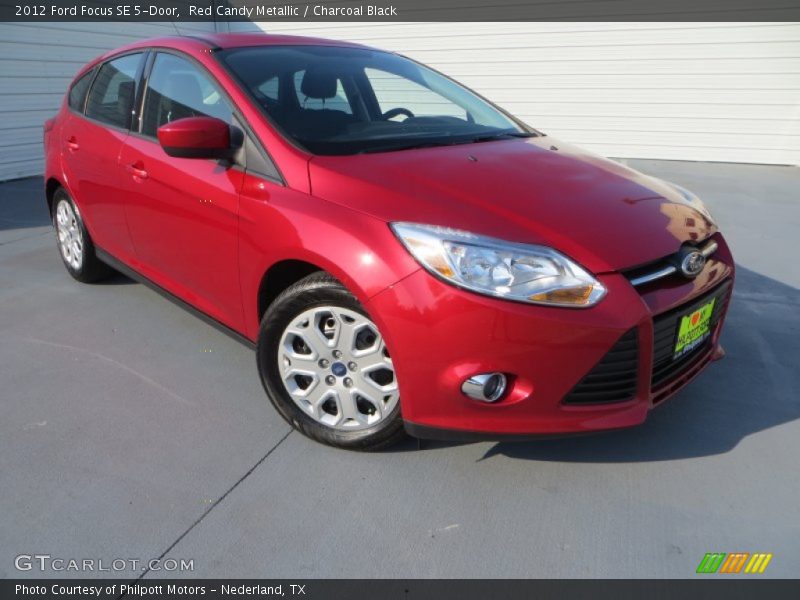 Red Candy Metallic / Charcoal Black 2012 Ford Focus SE 5-Door