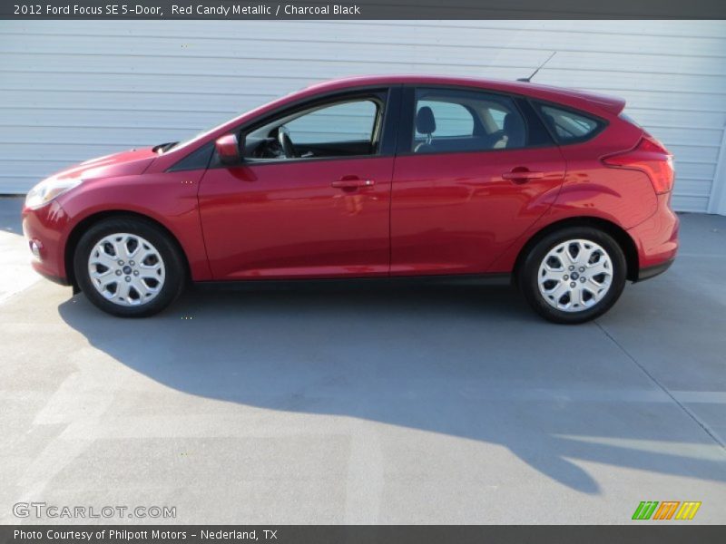 Red Candy Metallic / Charcoal Black 2012 Ford Focus SE 5-Door