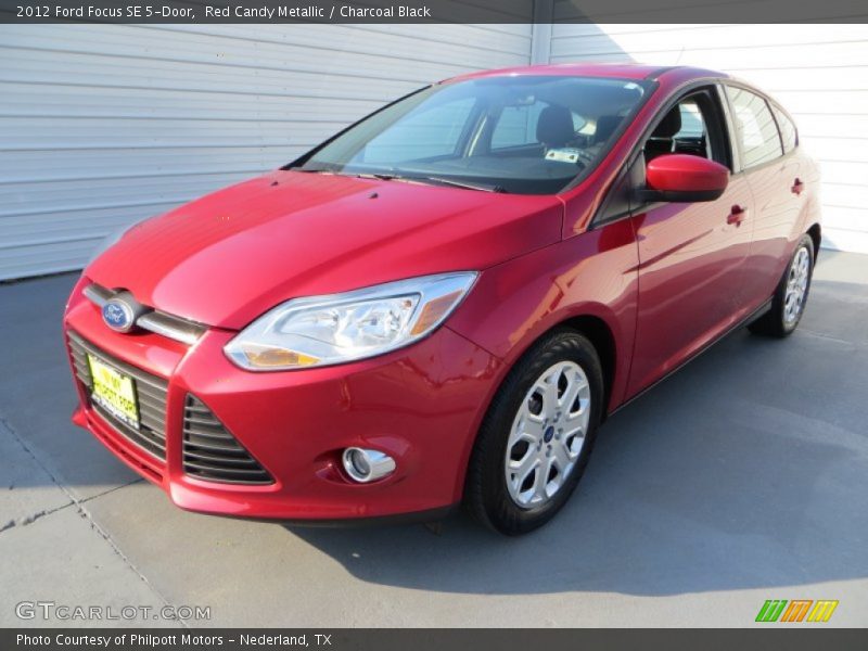Red Candy Metallic / Charcoal Black 2012 Ford Focus SE 5-Door