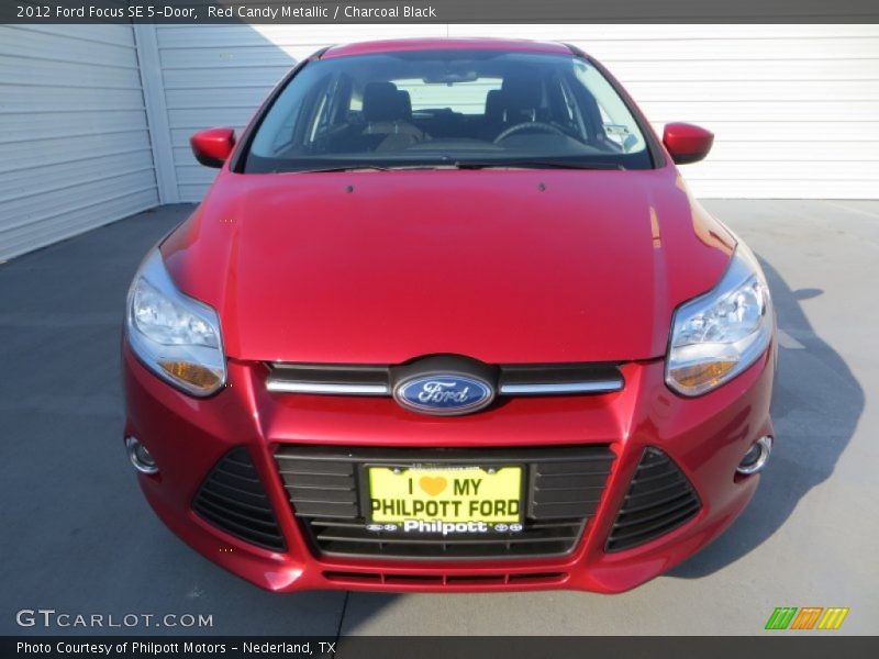 Red Candy Metallic / Charcoal Black 2012 Ford Focus SE 5-Door