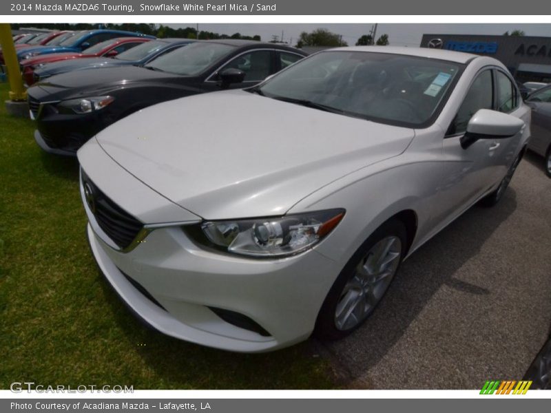 Snowflake White Pearl Mica / Sand 2014 Mazda MAZDA6 Touring
