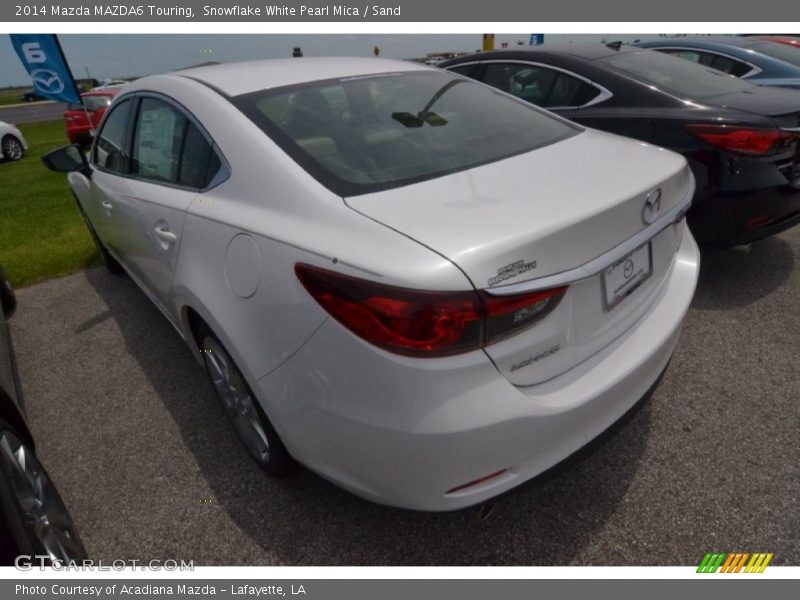 Snowflake White Pearl Mica / Sand 2014 Mazda MAZDA6 Touring