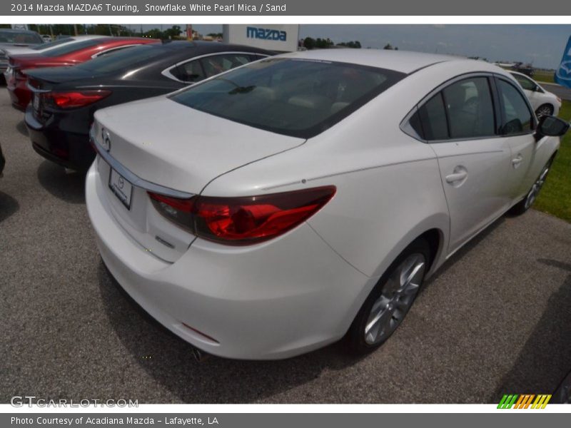 Snowflake White Pearl Mica / Sand 2014 Mazda MAZDA6 Touring