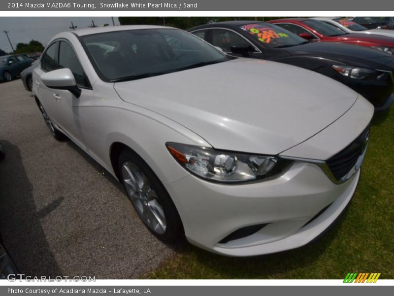 Snowflake White Pearl Mica / Sand 2014 Mazda MAZDA6 Touring