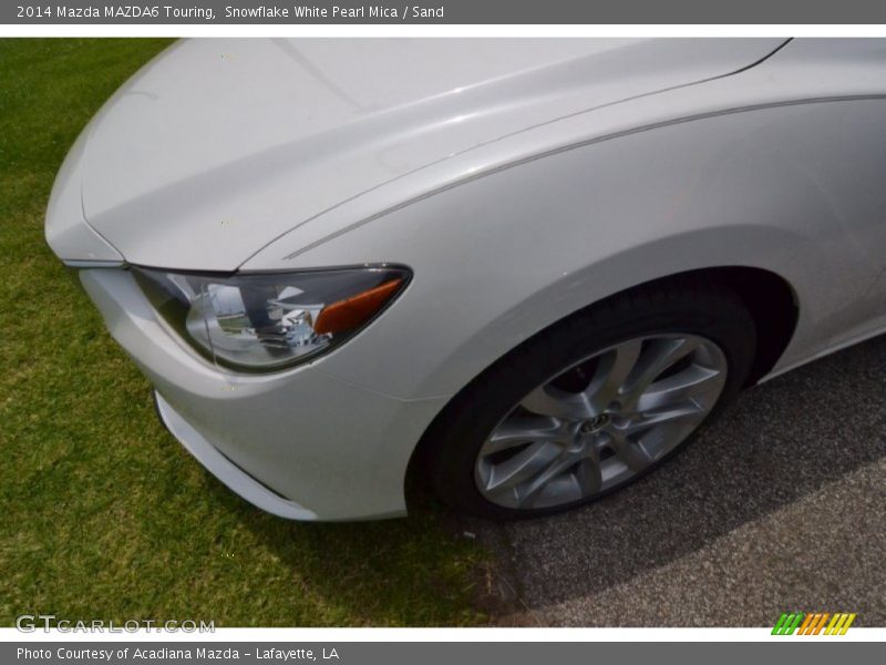 Snowflake White Pearl Mica / Sand 2014 Mazda MAZDA6 Touring