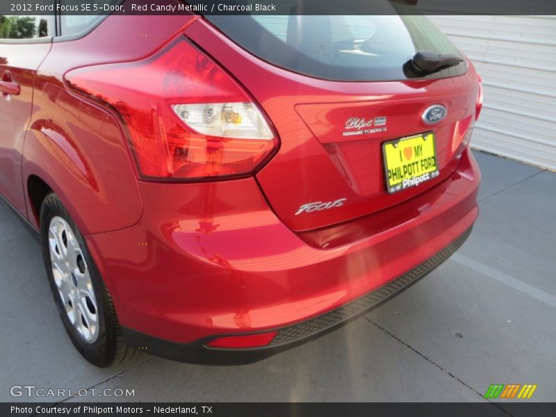 Red Candy Metallic / Charcoal Black 2012 Ford Focus SE 5-Door