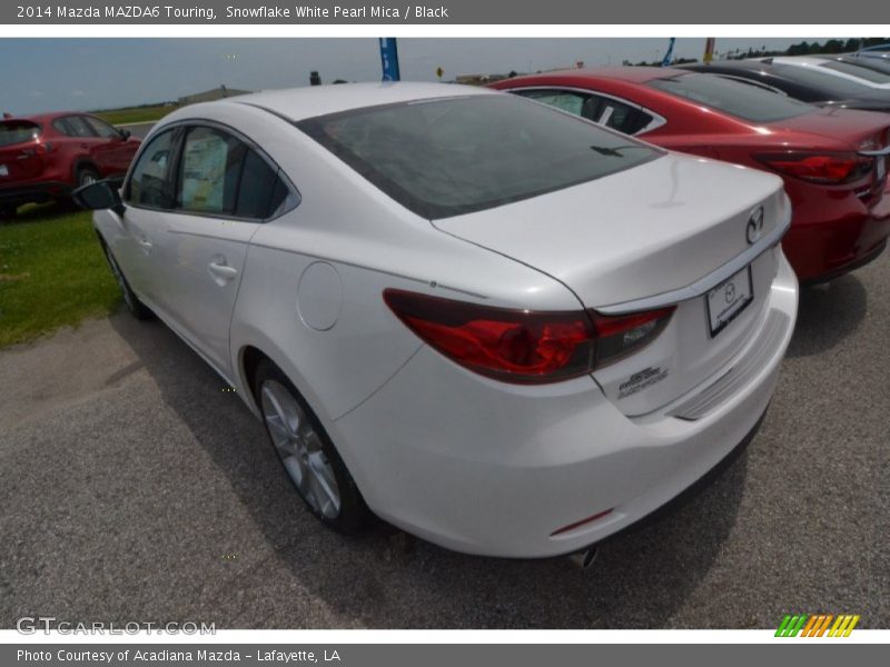 Snowflake White Pearl Mica / Black 2014 Mazda MAZDA6 Touring