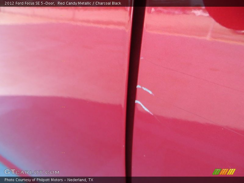 Red Candy Metallic / Charcoal Black 2012 Ford Focus SE 5-Door