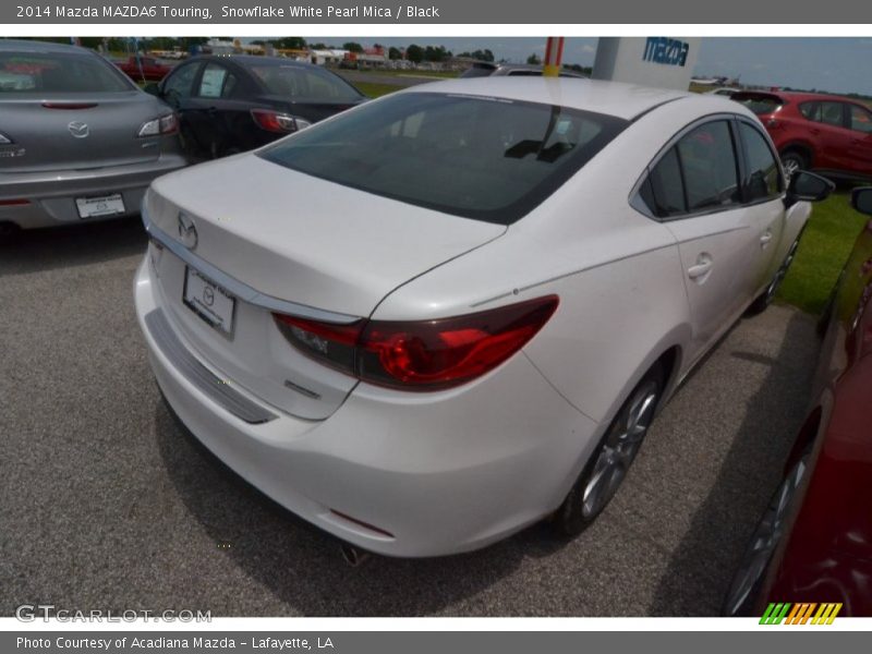 Snowflake White Pearl Mica / Black 2014 Mazda MAZDA6 Touring