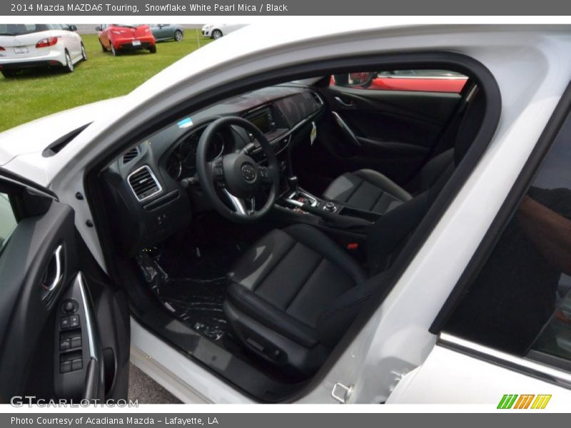 Snowflake White Pearl Mica / Black 2014 Mazda MAZDA6 Touring