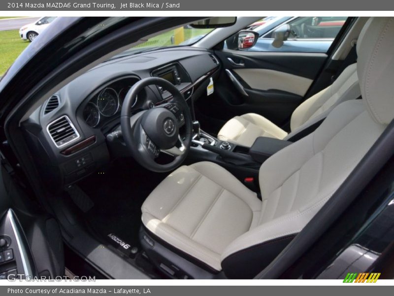 Jet Black Mica / Sand 2014 Mazda MAZDA6 Grand Touring