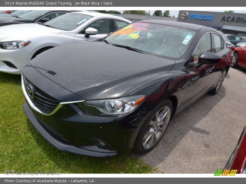 Jet Black Mica / Sand 2014 Mazda MAZDA6 Grand Touring