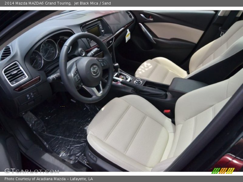Jet Black Mica / Sand 2014 Mazda MAZDA6 Grand Touring