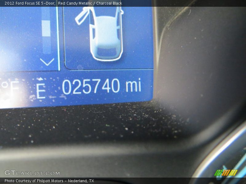 Red Candy Metallic / Charcoal Black 2012 Ford Focus SE 5-Door