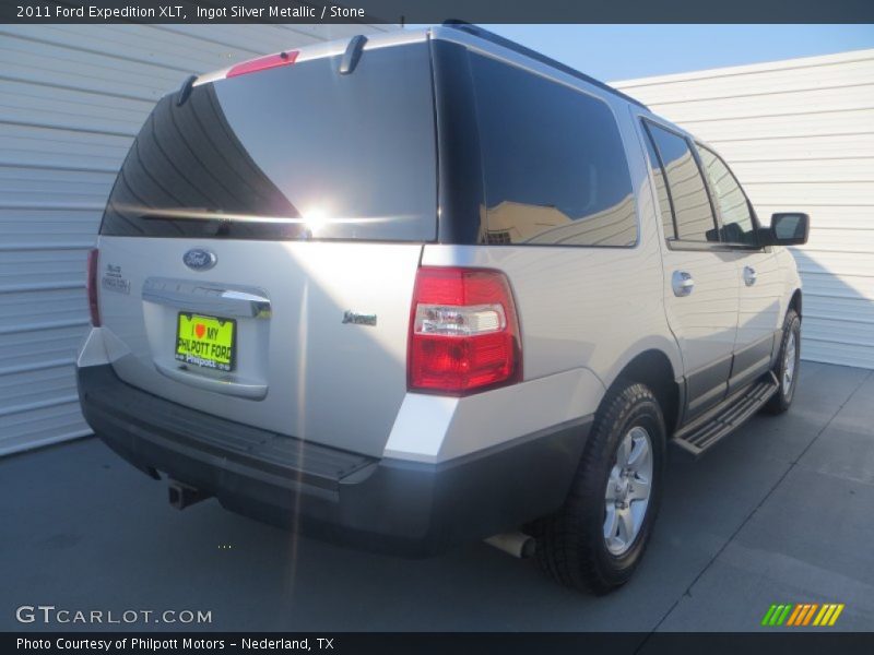 Ingot Silver Metallic / Stone 2011 Ford Expedition XLT
