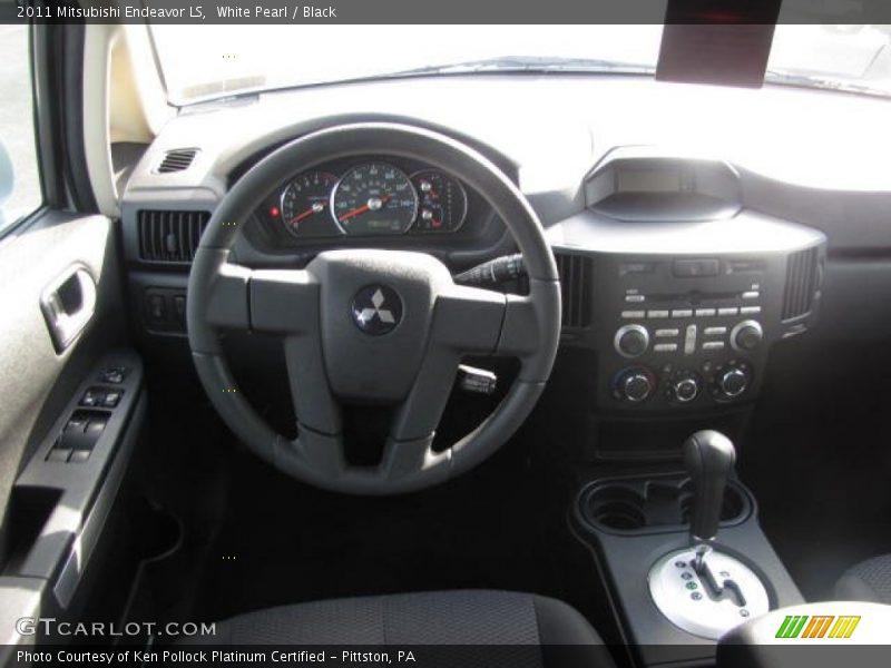 White Pearl / Black 2011 Mitsubishi Endeavor LS