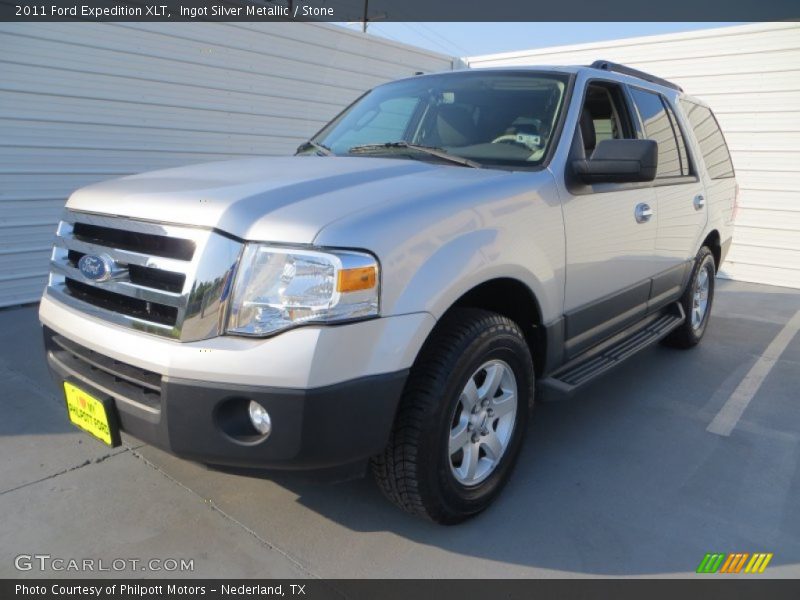 Ingot Silver Metallic / Stone 2011 Ford Expedition XLT
