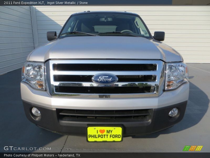 Ingot Silver Metallic / Stone 2011 Ford Expedition XLT
